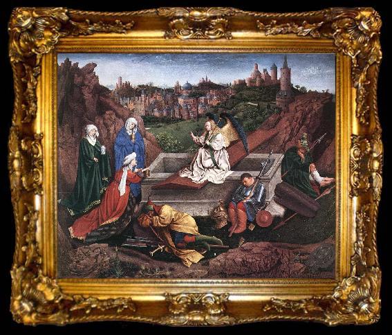 framed  EYCK, Hubert van The Three Marys at the Tomb gh, ta009-2